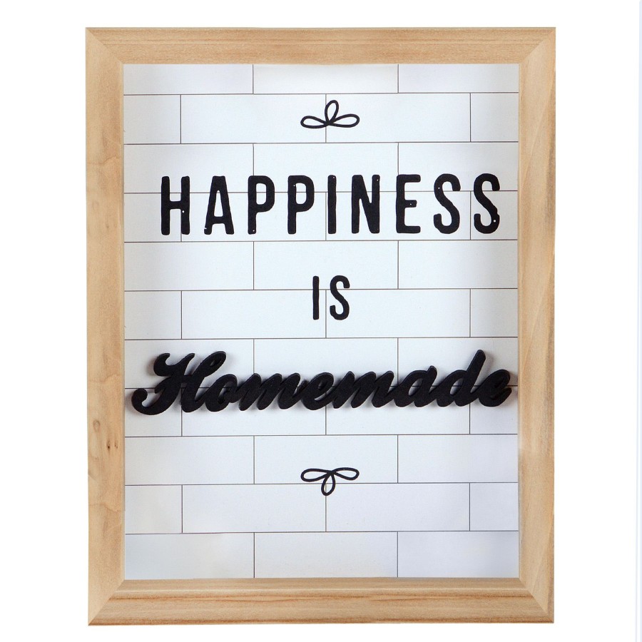 Home Accents * | Discount Sale Happiness Is Homemade Tabletop Decor