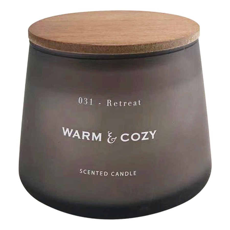 Candles & Home Fragrance * | Exquisite Gifts 031 Warm & Cozy Scented Jar Candle, 17.7Oz