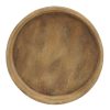 Home Accents * | Exquisite Gifts Tracey Boyd Round Wood Tray, 10