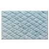 Rugs & Curtains * | Best Sellers Burfi Diamond Bath Rug Aqua 21X34