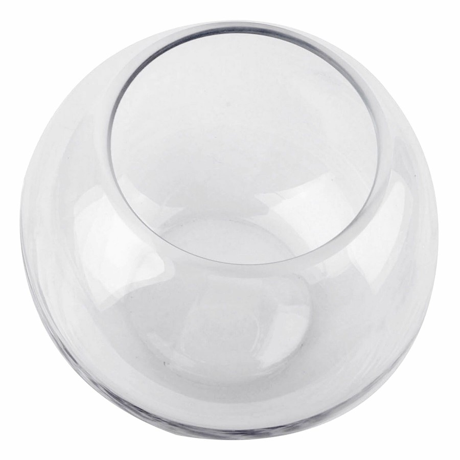 Home Accents * | Best Sellers Clear Glass Round Vase, 5