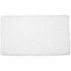 Rugs & Curtains * | Clearance Sale Hygro White Cotton Bathmat 20X34