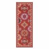 Rugs & Curtains * | Attractive (D538) Lingonberry Multicolor Runner, 2 5