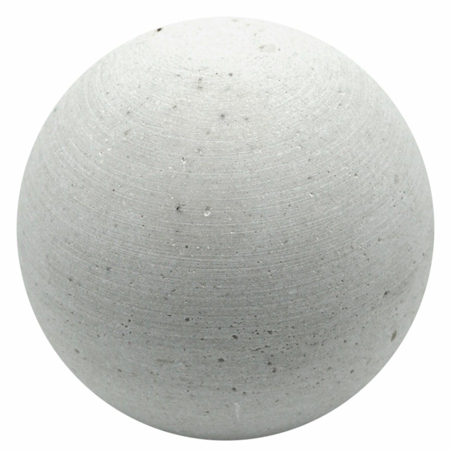 Home Accents * | Exclusive White Cement-Look Sphere, 4