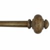 Rugs & Curtains * | Cheap Online Atlanta Urn 72 -120 Adjustable 1 Diameter Curtain Rod, Wood Finish