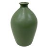 Home Accents * | Cheap Online Green Ceramic Vase, 8