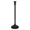 Home Accents * | Exclusive Black Metal Taper Candle Holder, 15.5