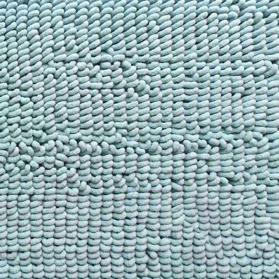 Rugs & Curtains * | Best Sellers Alyssa Aqua Bath Mat 20X30