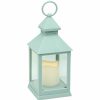 Home Accents * | Outlet Sale Blue Led Lantern, 9.5