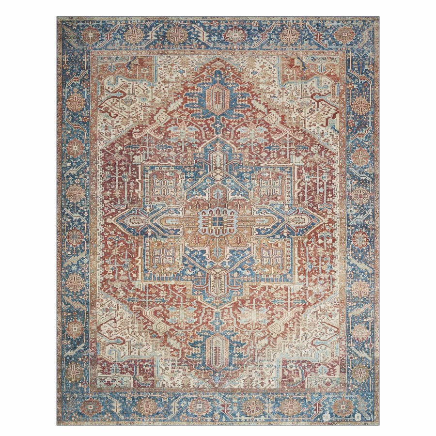 Rugs & Curtains * | Exclusive (D573) Freya Multi Medallion Washable Area Rug, 8 10