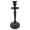 Home Accents * | Cheap Online Matte Black Taper Candle Holder, 8