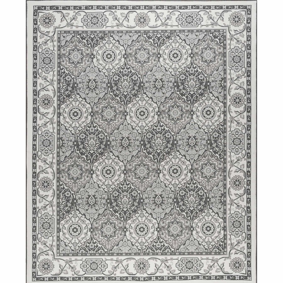 Rugs & Curtains * | Exclusive Design (D409) Grey Medallion Runner, 2 7