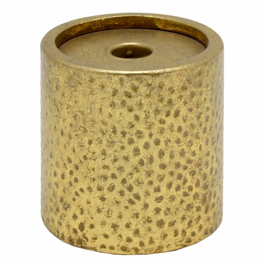 Home Accents * | Premium Gold Pillar Candle Holder, 4