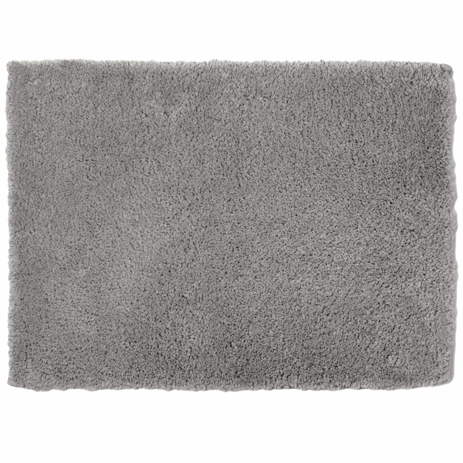 Rugs & Curtains * | Clearance Sale Drylon Grey Bath Mat, 17 24