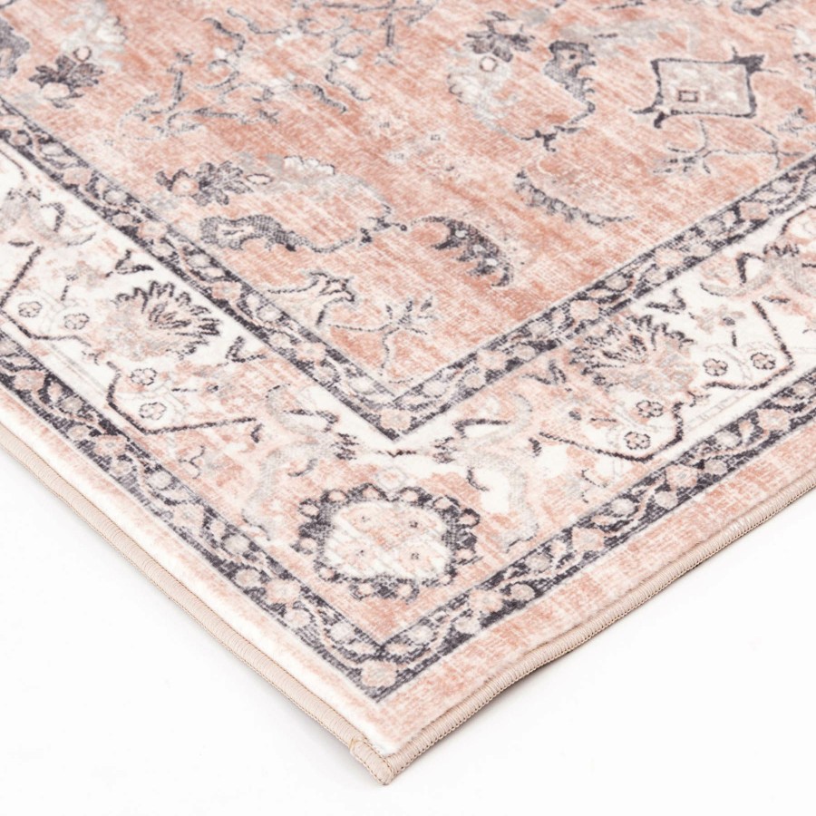 Rugs & Curtains * | Cheap Online (B790) Beveren Pink Multi-Colored Floral Area Rug, 8 10