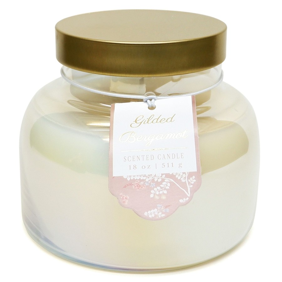 Candles & Home Fragrance * | Outlet Sale Grace Mitchell Gilded Bergamot Scented Jar Candle, 18Oz