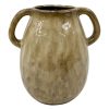 Home Accents * | Low Price Tan Ceramic Vase With Handles, 7