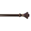 Rugs & Curtains * | Clearance Sale Square 36 -72 Adjustable 1/2 Diameter Curtain Rod, Bronze Finish