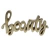 Home Accents * | Best Sellers Tracey Boyd Gold Beaty Cutout Sign, 10